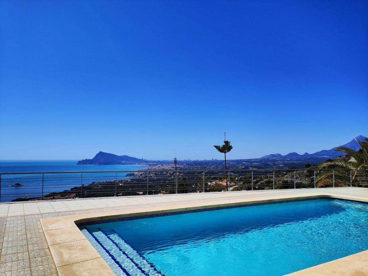 Seaview 6Br Villa With Private Pool Altea Bagian luar foto