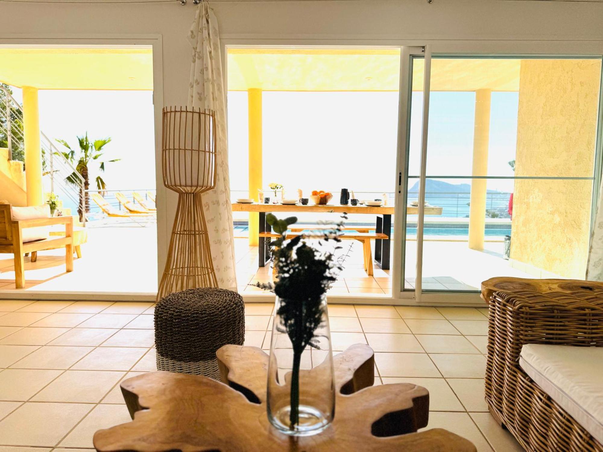Seaview 6Br Villa With Private Pool Altea Bagian luar foto