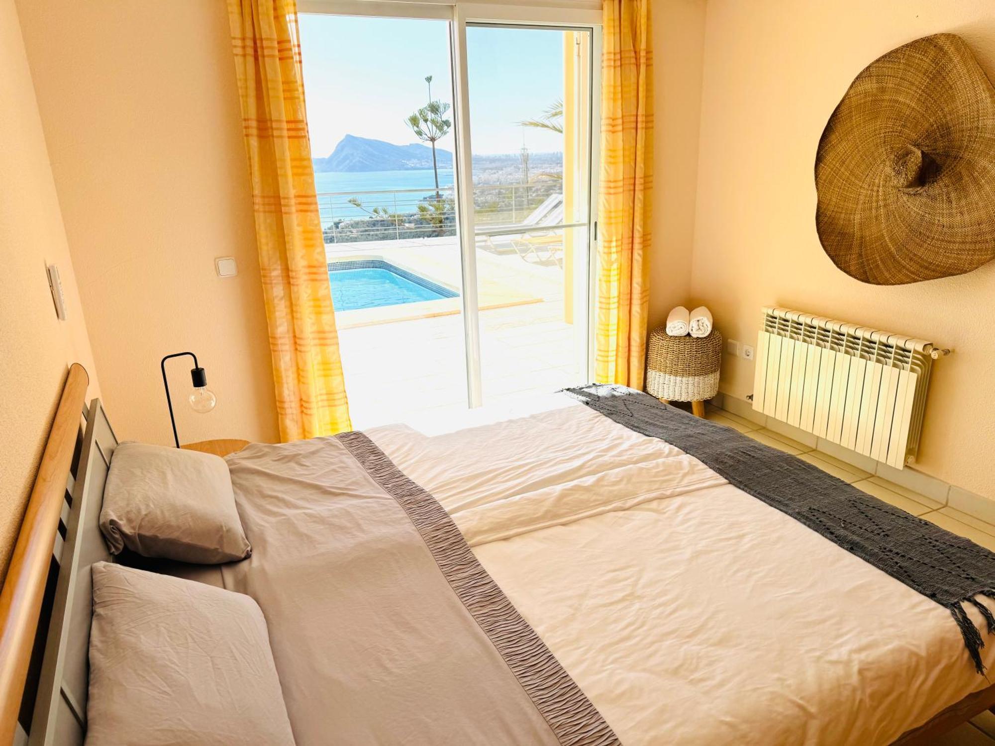 Seaview 6Br Villa With Private Pool Altea Bagian luar foto